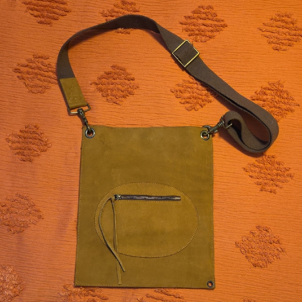 Brown Leather Crossbody Bag
